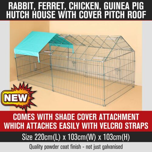 Rabbit Ferret Chicken Guinea Pig Hutch House